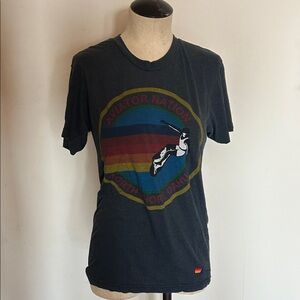 Aviator Nation Small Dark Gray Graphic Tee